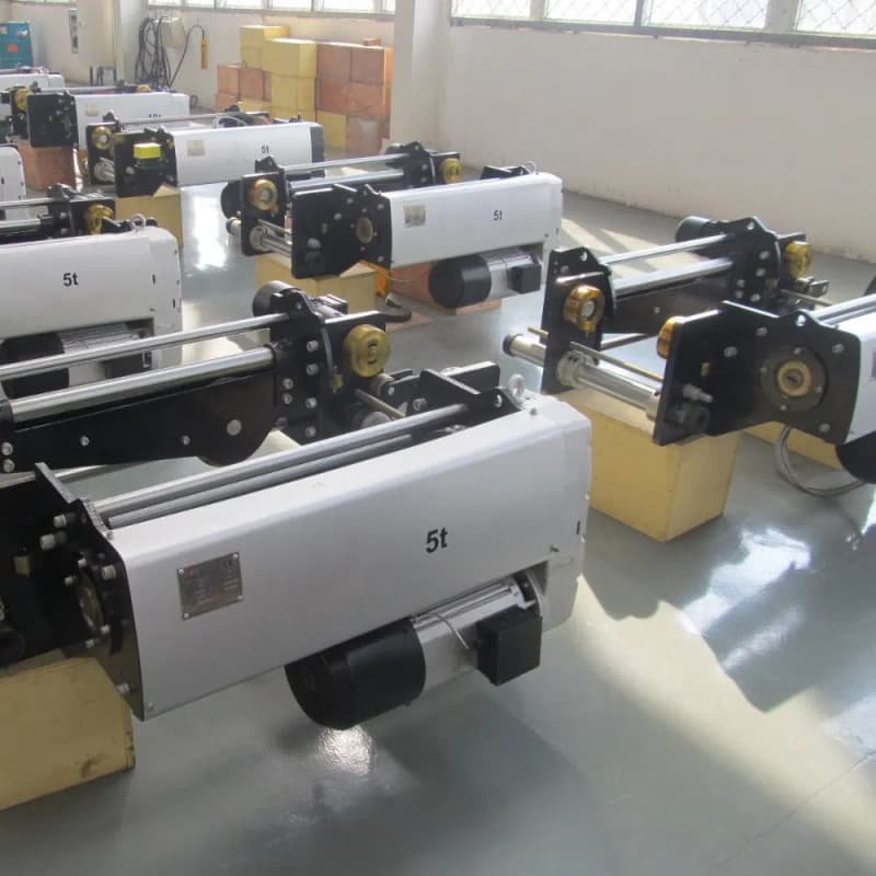 1 Ton Europe Type Wire Rope Hoist for Turkey 9m Height Workshop Use