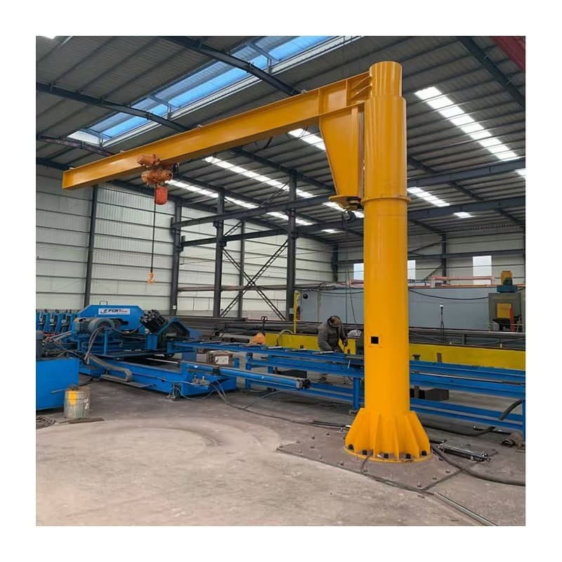 3 Ton Floor Mounted Electric Jib Crane for Uzbekistan Assembly Line