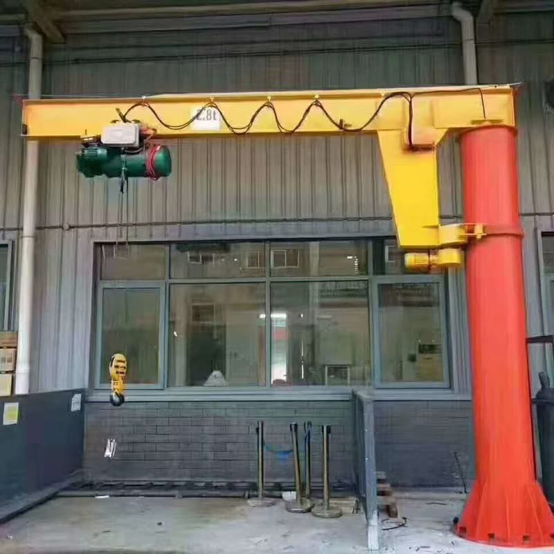1.5 Ton Floor Mounted Electric Jib Crane for Azerbaijan Repair Shop