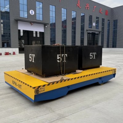 80 Ton Transfer Cart for Uzbekistan Metallurgy Plant