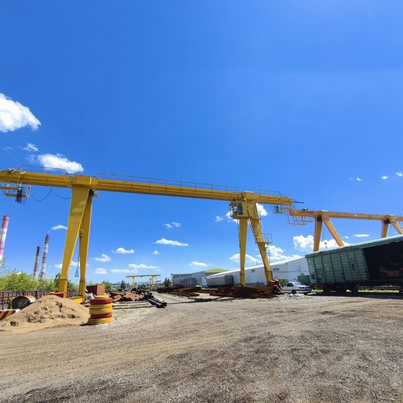 15 Ton Single Girder Gantry Crane Qatar Port Logistics