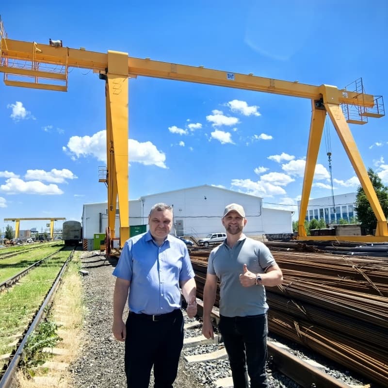 15 Ton Single Girder Gantry Crane Qatar Port Logistics