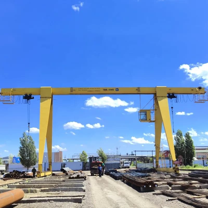 15 Ton Single Girder Gantry Crane Qatar Port Logistics