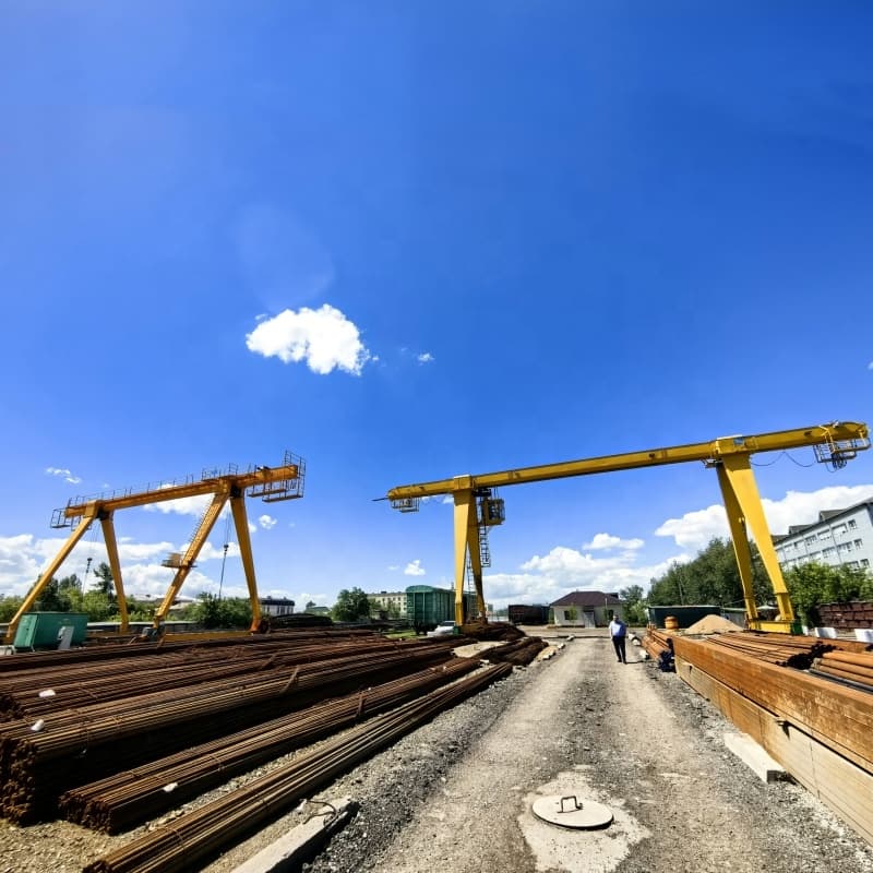 15 Ton Single Girder Gantry Crane Qatar Port Logistics