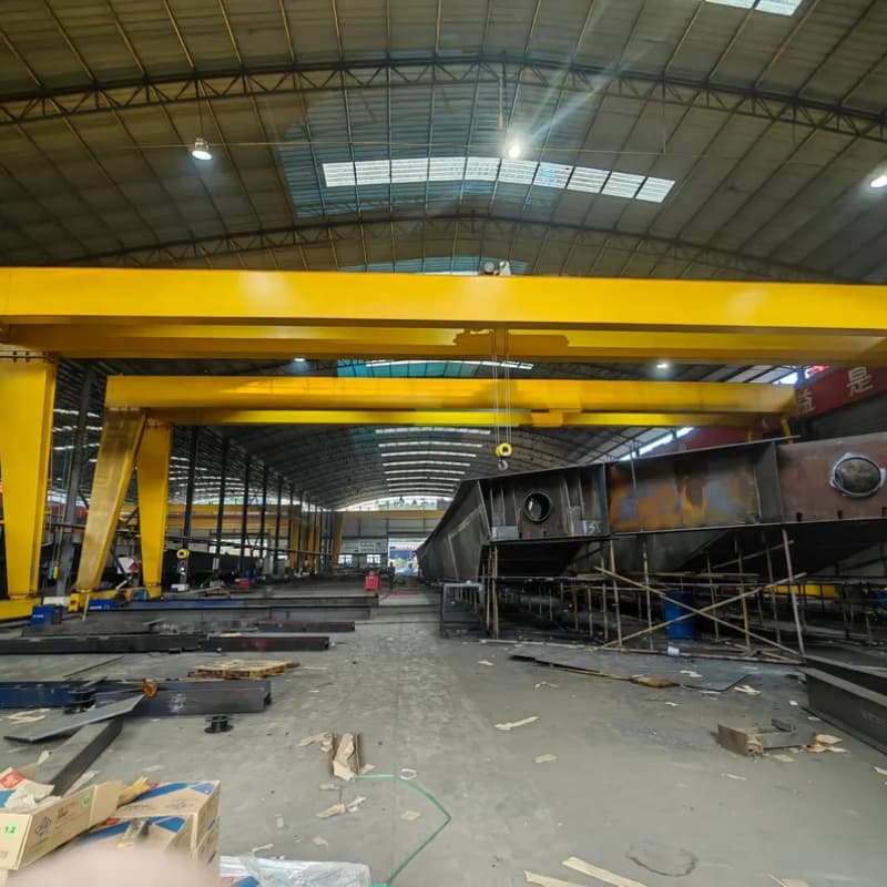 Single Girder Gantry Crane 8 Ton for Oman Steel Fabrication
