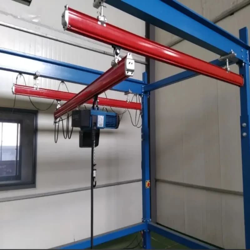1 Ton KBK Light Crane Uzbekistan Electronics Workshop