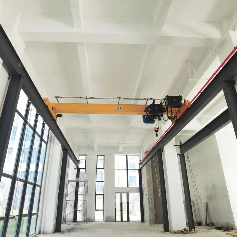 5 Ton Single Beam Overhead Crane Germany 25m Span Factory