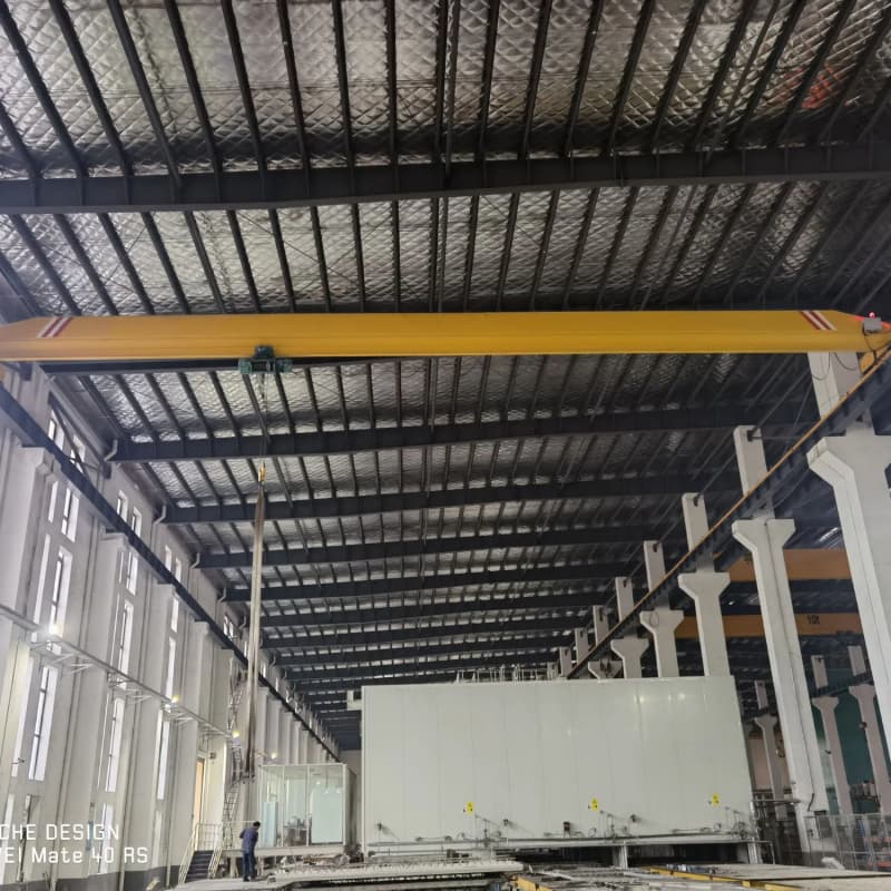 8 Ton Low Temp Crane Sweden 22m Span Cold Storage Warehouse