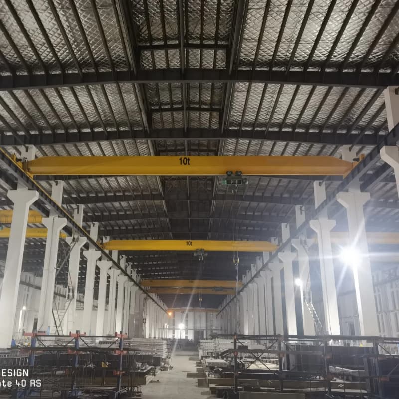 20 Ton Single Beam Crane with Cab UK 28m Span Workshop