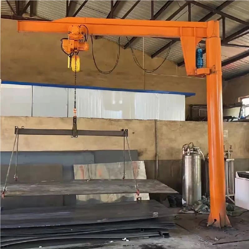 BZ Column Mounted Jib Crane 0 25T 3m Lift for Mexico Warehouses