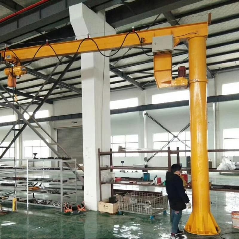 5T BZ Jib Crane 5m Height for Peru Logistics