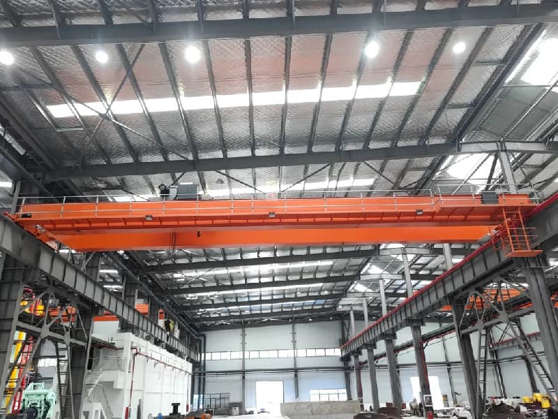 40T Double Beam Explosion Proof Crane Chile Copper Smelter 30m Span