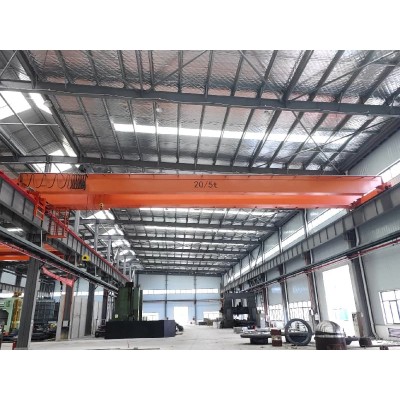 50T Heavy Explosion Proof Double Beam Crane Peru Port 31.5m Span