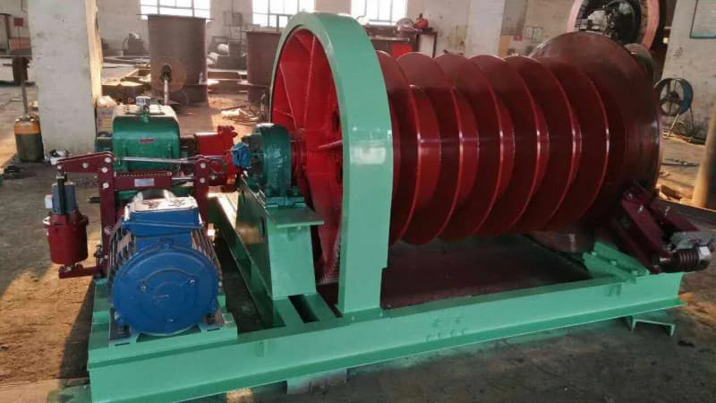 10T Max Capacity JK Winch Peru Dam Construction Project