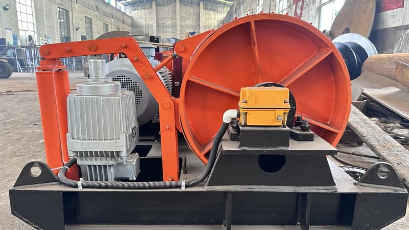 10T Max Capacity JK Winch Peru Dam Construction Project