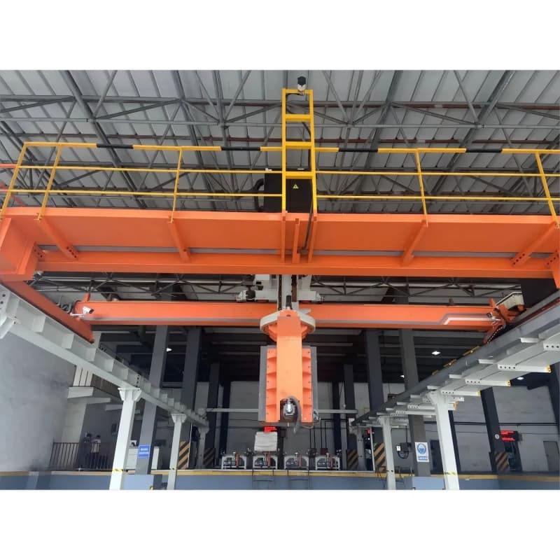 5T Double Girder Crane Chile Food Processing 14m Span 6m Height