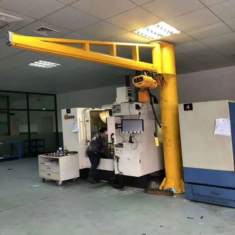 0.5T 360 Degree Jib Crane Philippines Loading Dock 4m