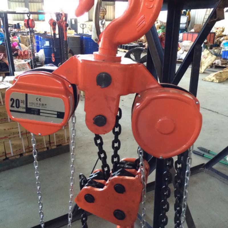 2 Ton Manual Chain Block for Thailand Factory Maintenance