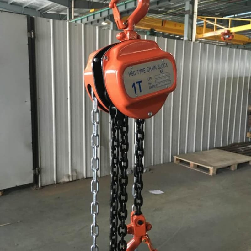 8 Ton Hand Operated Chain Hoist for Thailand Steel Mill