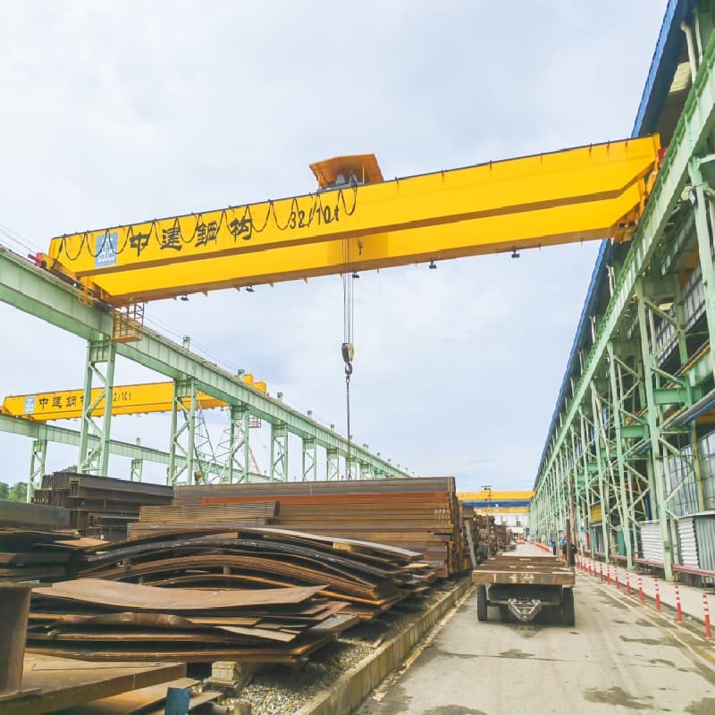 10T Double-Girder Bridge Crane Thailand Auto Plant 18m Span 9m Lift
