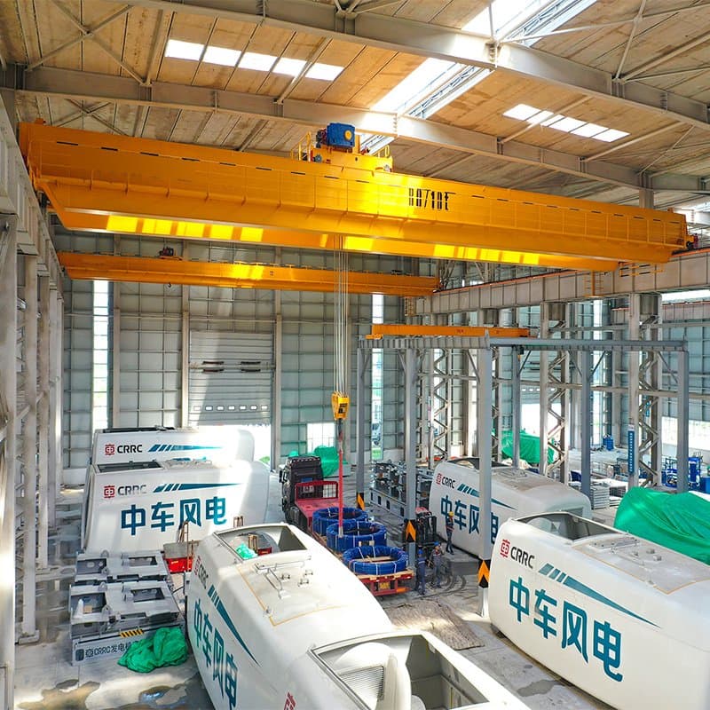 12.5T Double-Girder Crane Vietnam Paper Mill 21m Span 8m Lift
