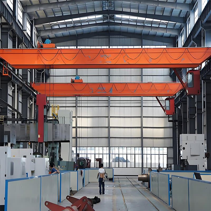 50T Double-Girder Crane Indonesia Bulk Terminal 35m Span 7m