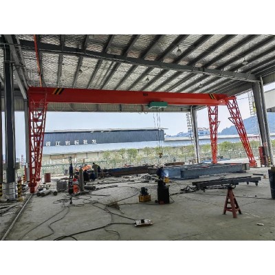 6 Ton Single Girder Gantry Crane Singapore Warehouse 9m Lift