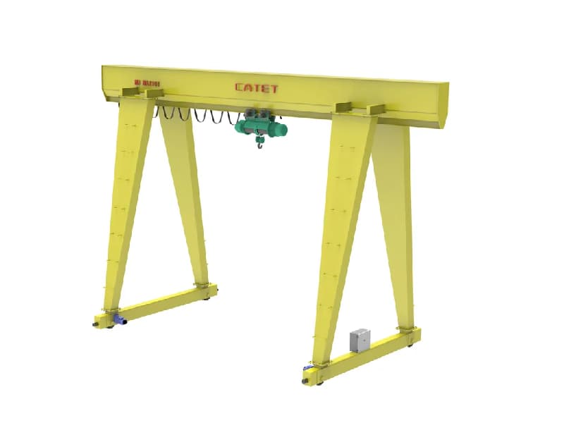 10 Ton Single Girder Gantry Crane for Vietnam Port 8m Span