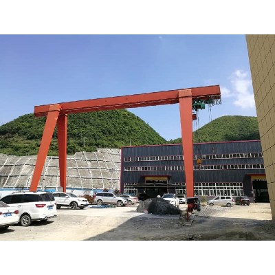 12 Ton Single Girder Gantry Crane Philippines Construction Site