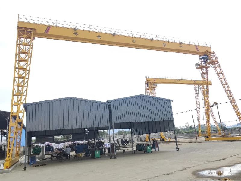 10 Ton Single Girder Gantry Crane for Vietnam Port 8m Span