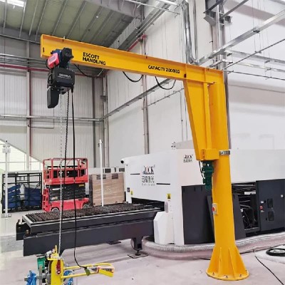 Indonesia Machine Shop 1.5 Ton Floor Mounted Jib Crane Portable