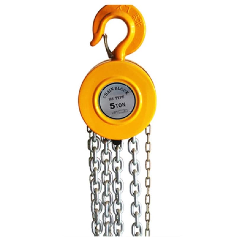 Thailand Warehouse 1 Ton HS Series Chain Hoist For Maintenance