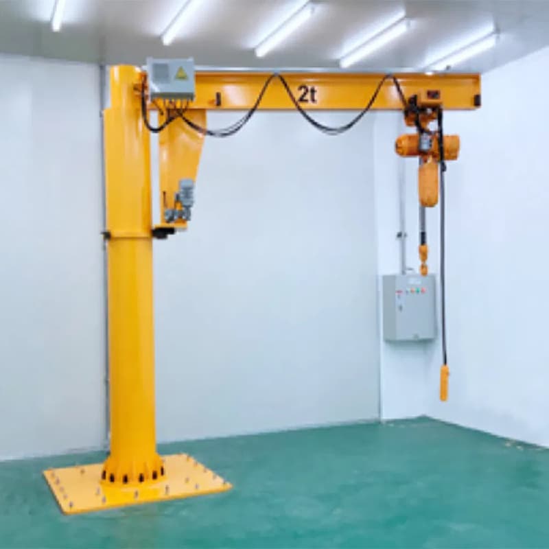 Philippines Assembly Line 0.5 Ton Jib Crane 180 Degree 4m Reach