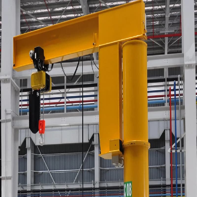 Malaysia Port Workshop 3 Ton Heavy Duty Jib Crane 6m Lift