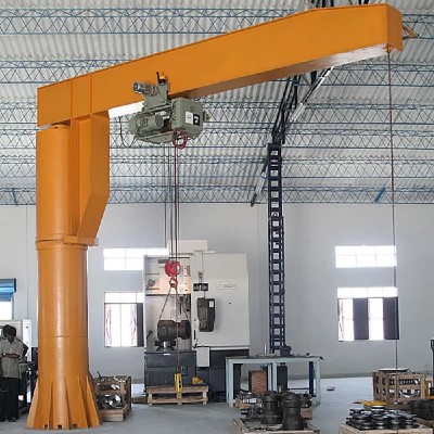 Indonesia Steel Fab 5 Ton Jib Crane 3m Arm 360 Swing