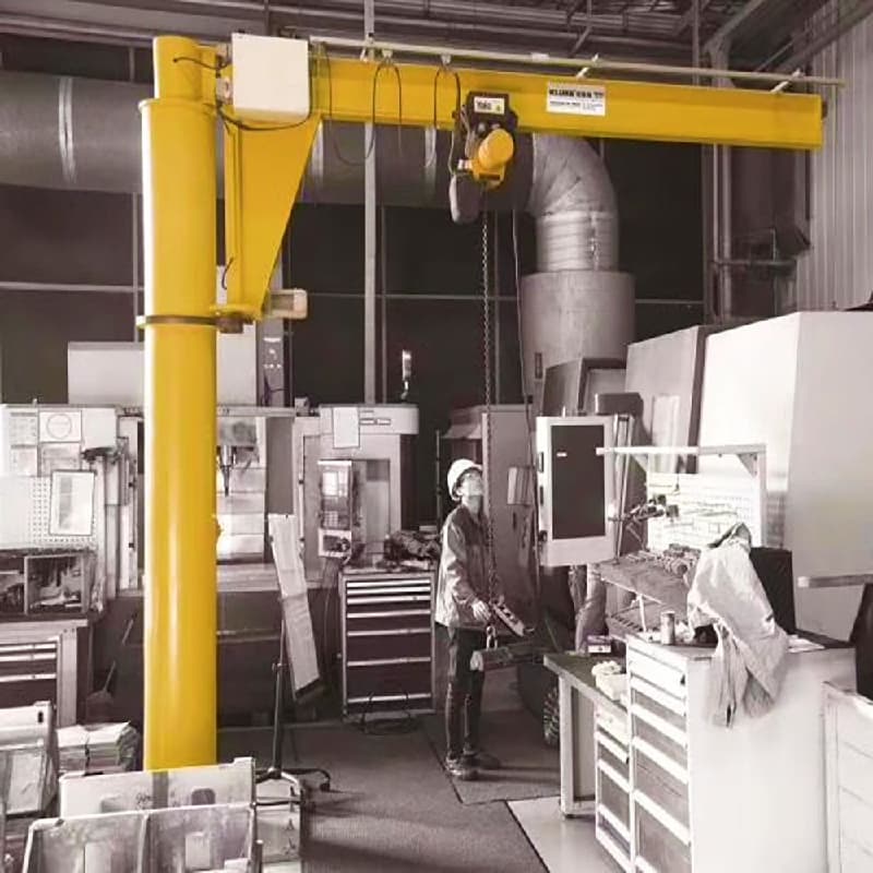 Vietnam Foundry 2 Ton Jib Crane 4.5m Lift Heat Resistant
