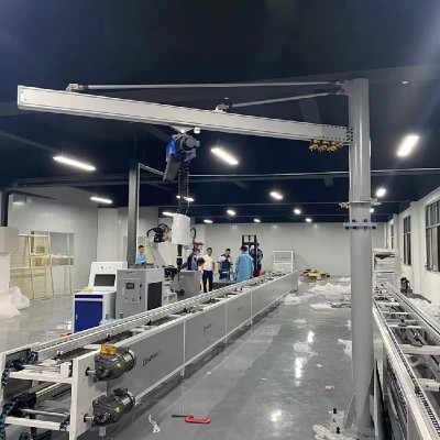 Thailand Manufacturing 1.5 Ton Jib Crane 270 Swing 5.5m Height