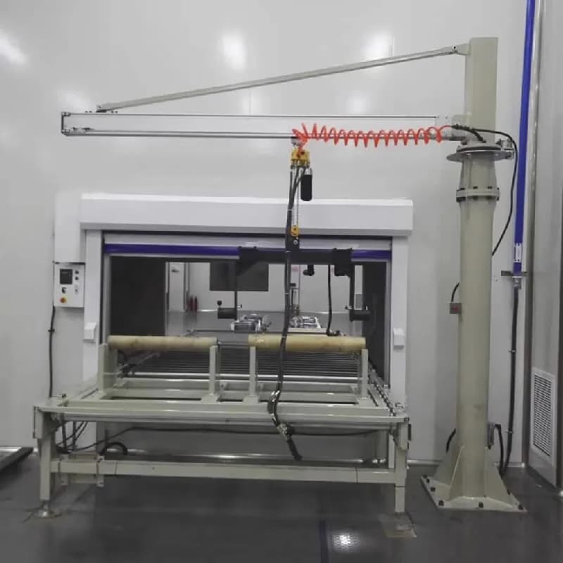 Vietnam Foundry 2 Ton Jib Crane 4.5m Lift Heat Resistant