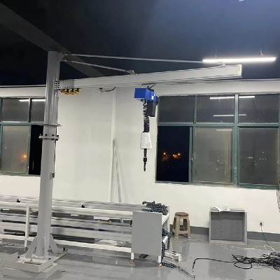 Philippines Repair Bay 3 Ton Jib Crane 6m Arm 180 Swing