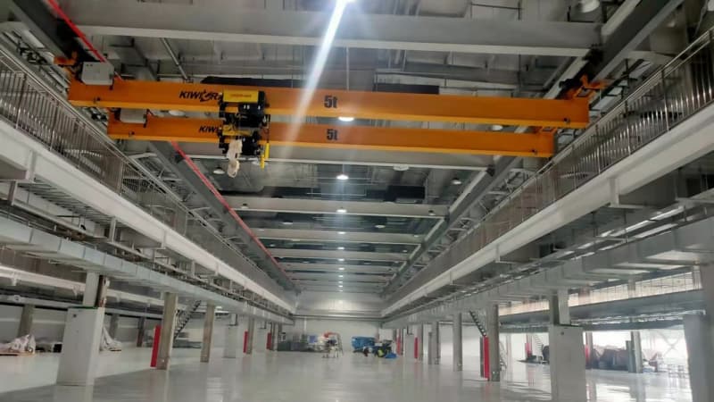 Thailand Paper Mill 4 Ton Wide Span Suspension Crane 15m