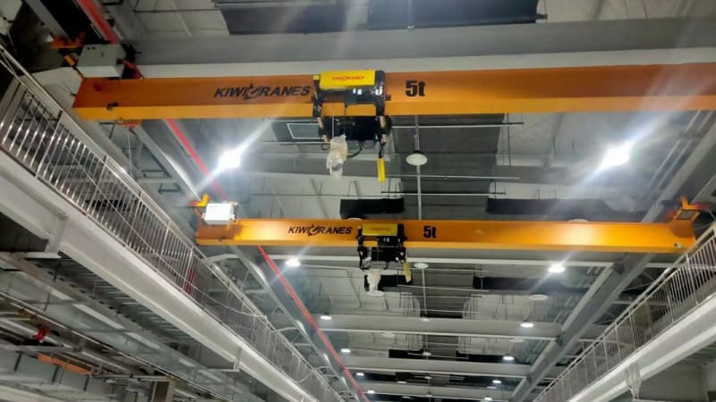 Thailand Paper Mill 4 Ton Wide Span Suspension Crane 15m