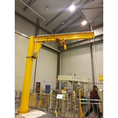 Vietnam Auto Repair 2 Ton Column Jib Crane 360 Rotation 5m Arm