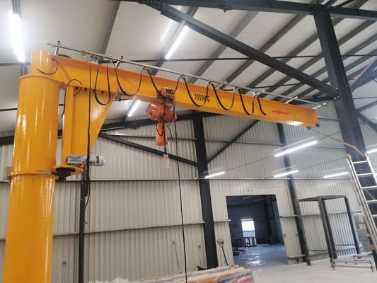 Vietnam Auto Repair 2 Ton Column Jib Crane 360 Rotation 5m Arm