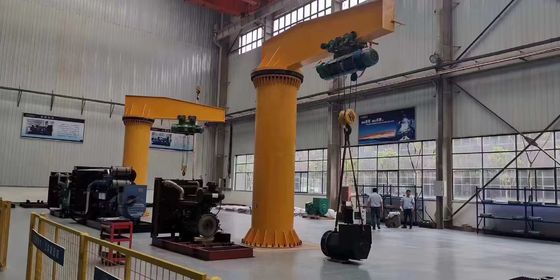 Vietnam Auto Repair 2 Ton Column Jib Crane 360 Rotation 5m Arm