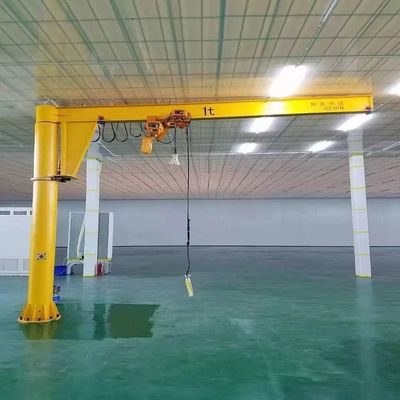 Vietnam Auto Repair 2 Ton Column Jib Crane 360 Rotation 5m Arm