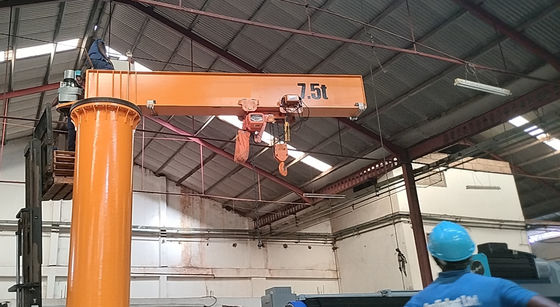 Vietnam Auto Repair 2 Ton Column Jib Crane 360 Rotation 5m Arm