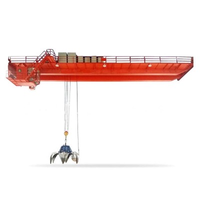 15 Ton Grab Bucket Overhead Crane for Port Bulk Material Handling