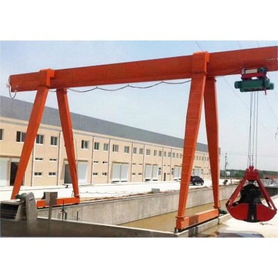 10 Ton Hydraulic Grab Bucket Overhead Crane for Coal Power Plants