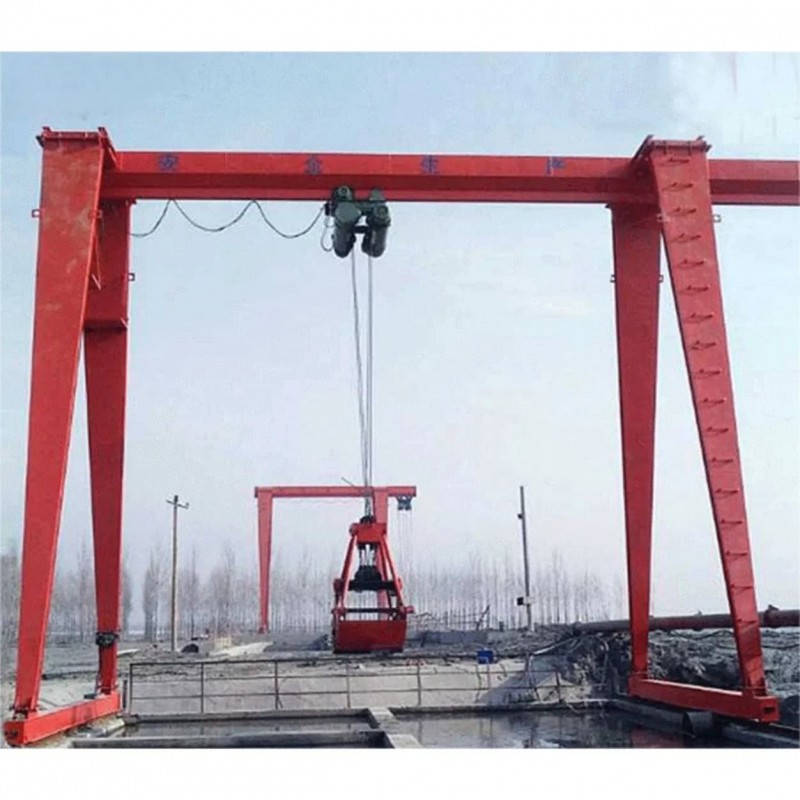 10 Ton Hydraulic Grab Bucket Overhead Crane for Coal Power Plants
