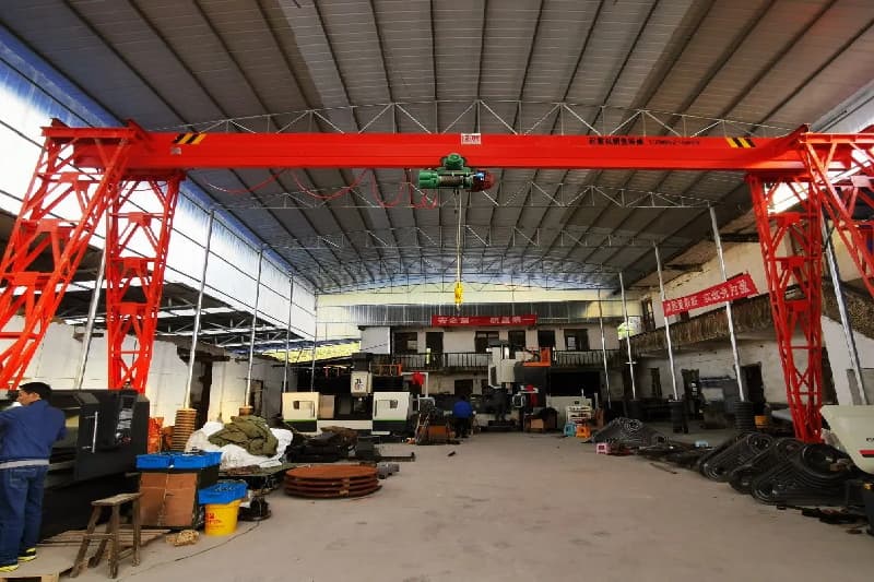 10 Ton Electric Single Girder Gantry Crane Outdoor 10m Lifting Height